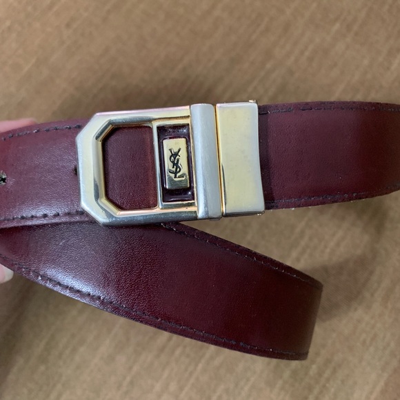 Vintage YSL Reversible Belt Size 32 34 - Picture 7 of 7